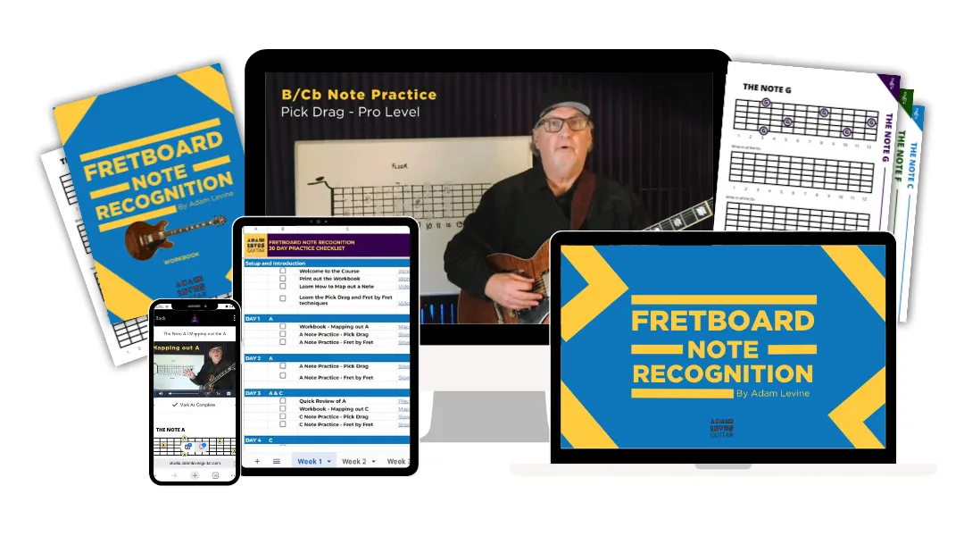 30-Day Fretboard Note Recognition