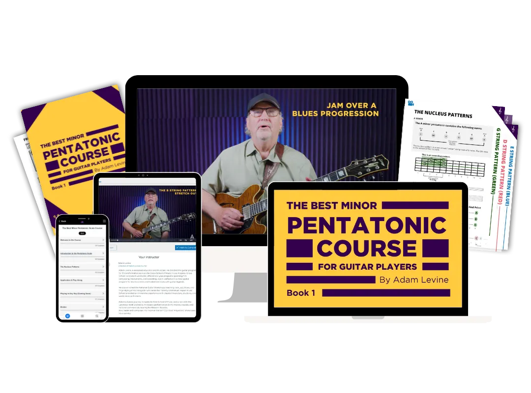 The Best Minor Pentatonic Course mockup