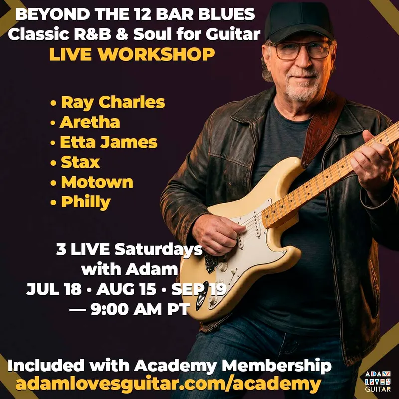 Classic R&B for Guitar — Part 3 Live